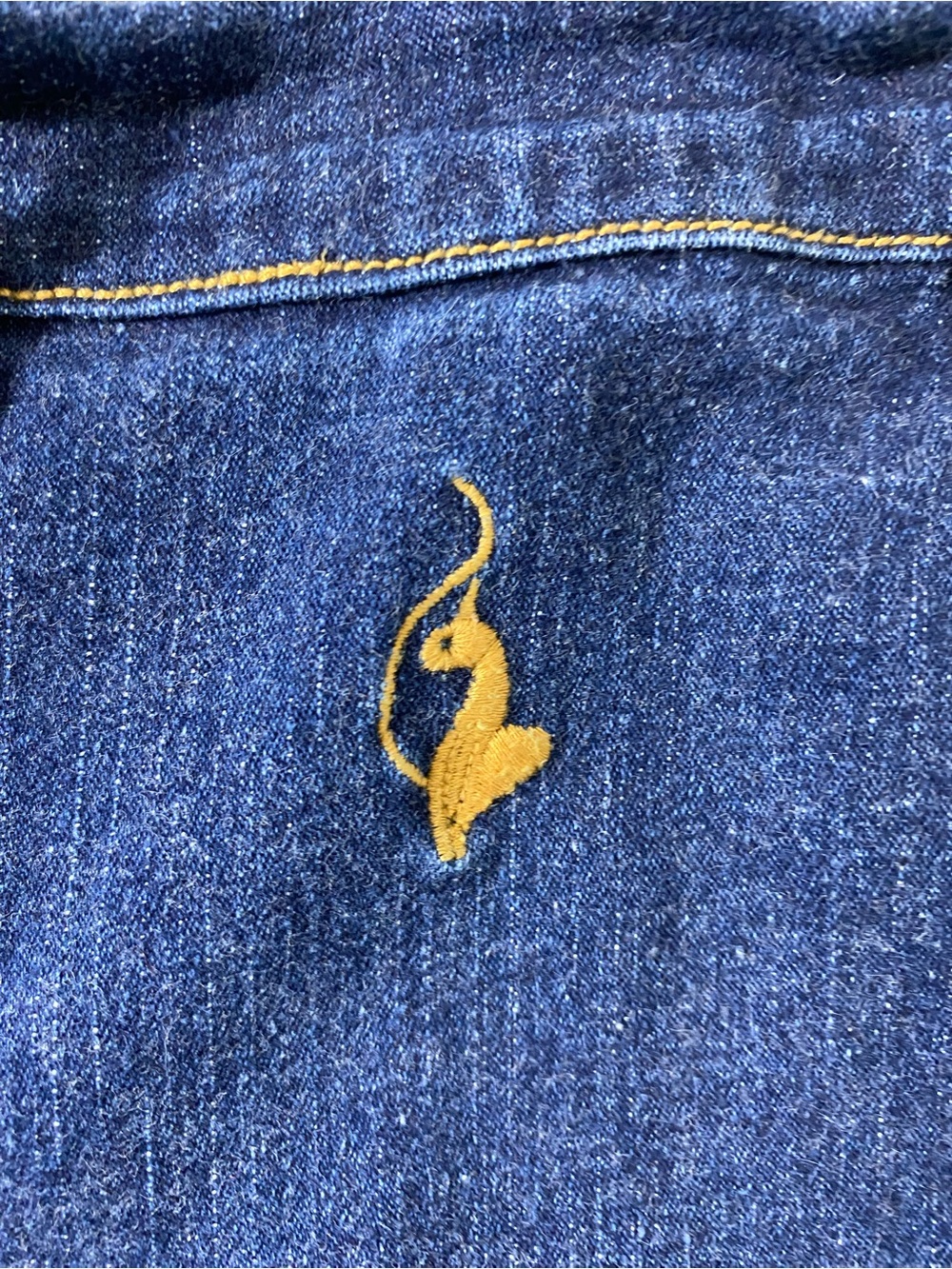 Baby Phat Dark Blue Flared Jeans with Front Seams Y2K Bootcut Stretch Denim - Picture 5 of 11